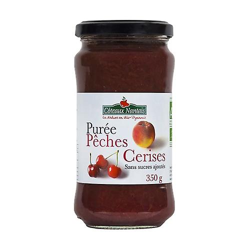 Sugar-free cherry peach puree 350 g
