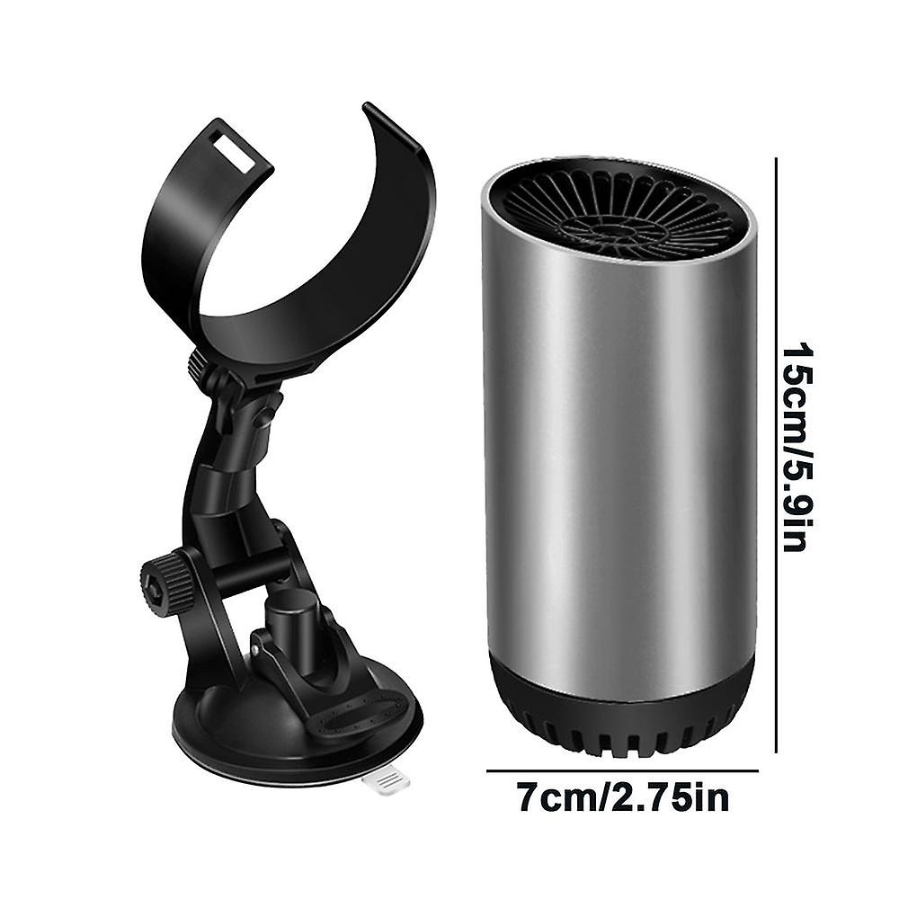 12V Portable Car Heater 360 Degree Suction Bracket Windshield Defroster Heating Car Electrical Appliances For Auto's Windows