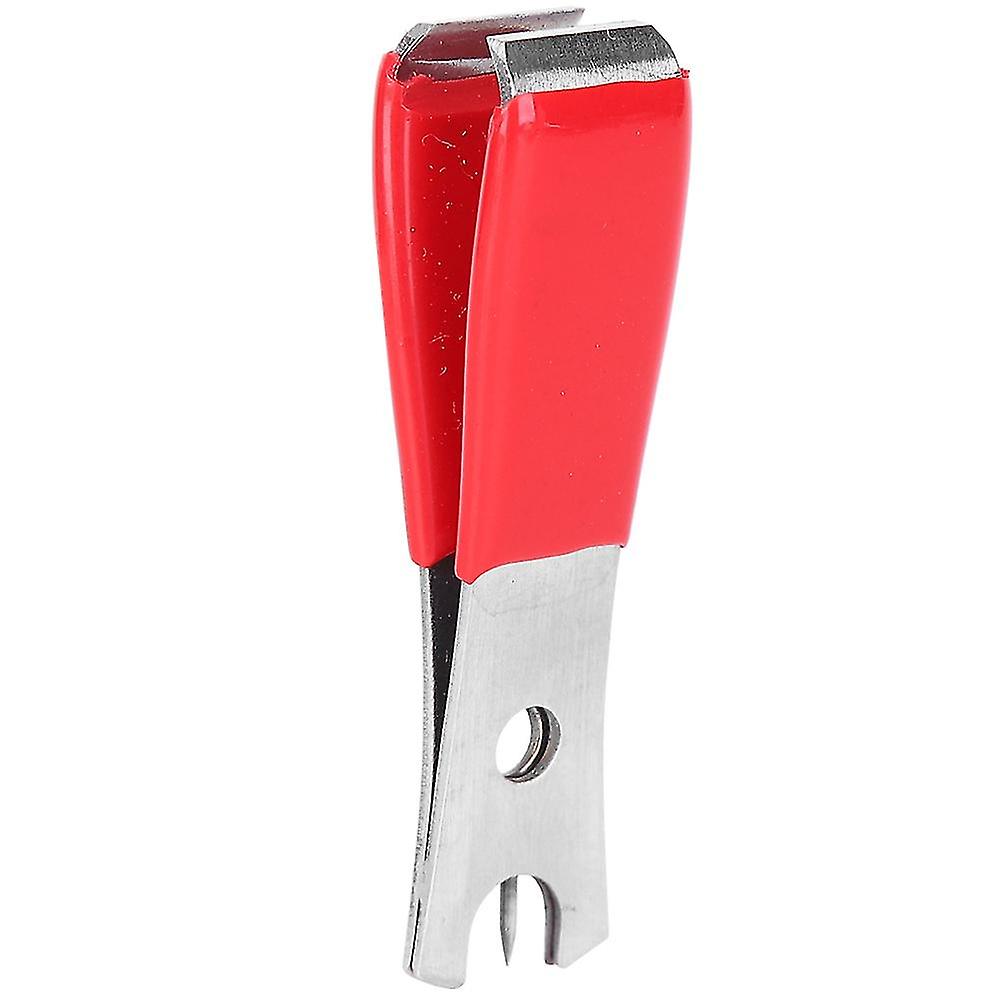 Scissors Compact Cable Pliers Tool for Fly Fishing Clip Wire Accessory (Red)