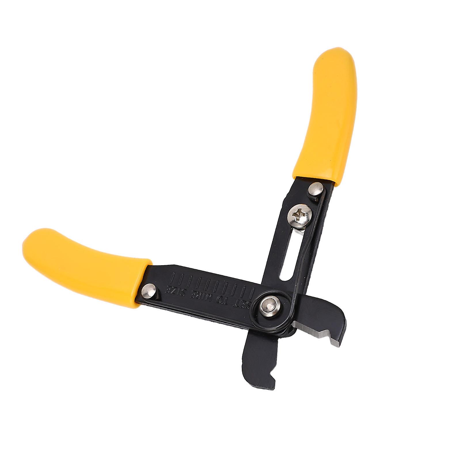 Wire Stripper Thickened Manganese Steel Adjustable Stripping Range Portable Cable Stripping Pliers 