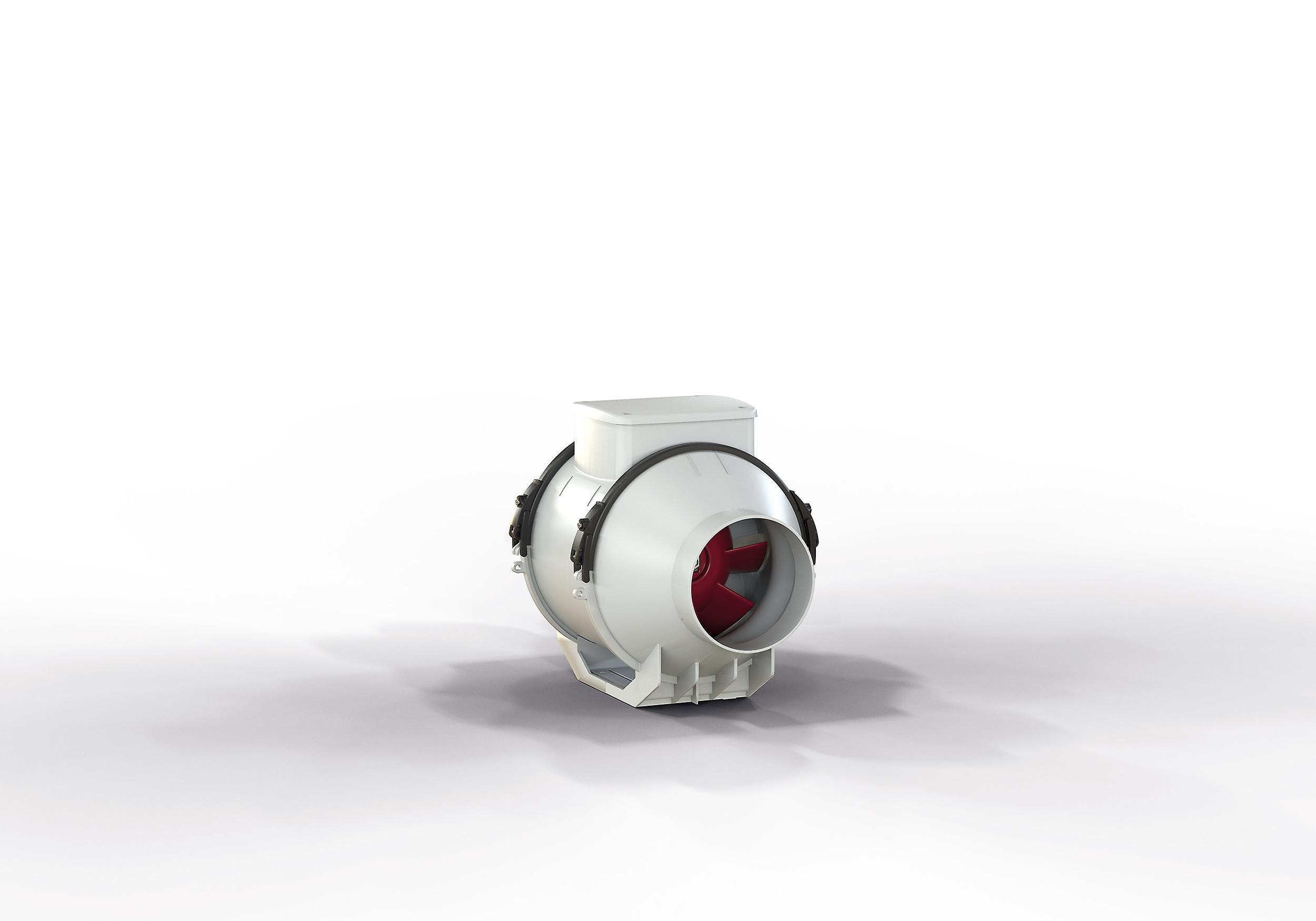 Inline fan Lineo 100 Q T up to 200 m³/h airflow