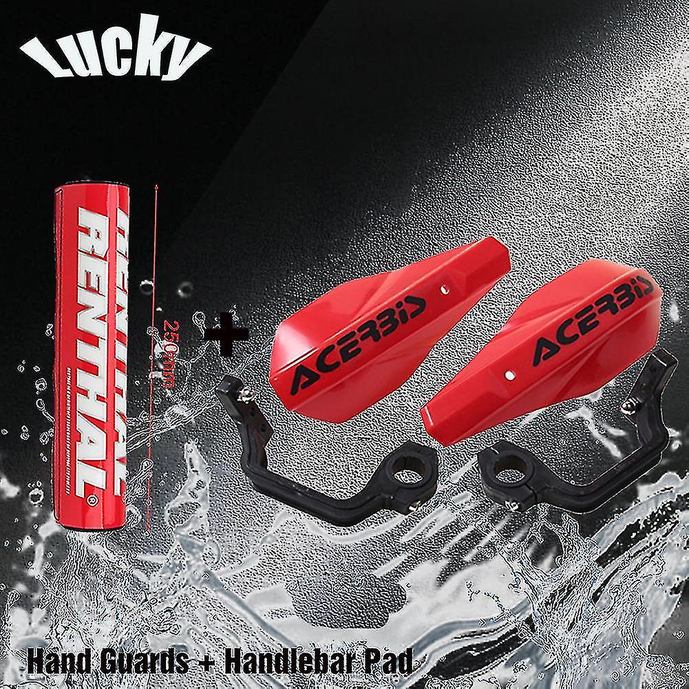 Universal Hand Guards Motorcycle Handlebar Grips 25cm Handlebar Pad Set For Ktm Yamaha Honda Exc Crf