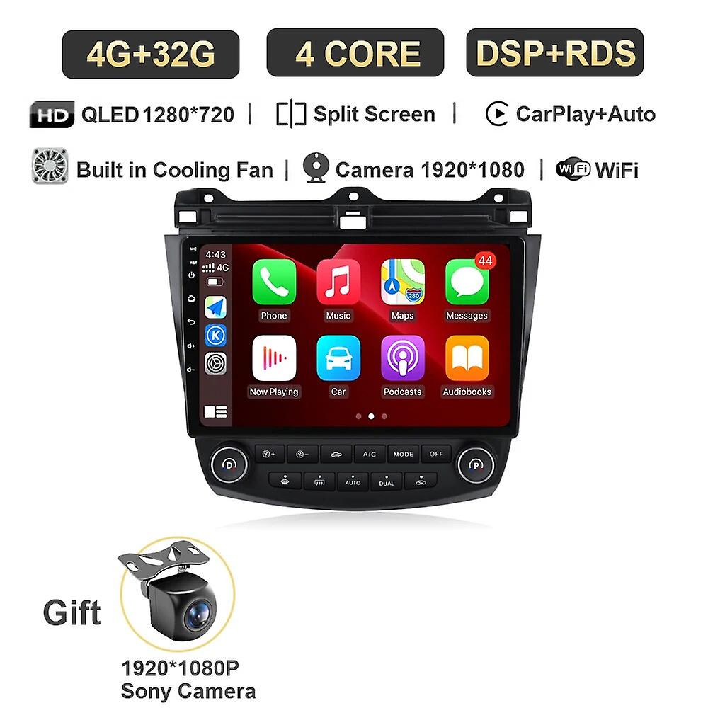 Android 13 Car Radio Gps Stereo Navigation Multimedia Player For Honda Accord 7 2003 2004 2005 2006 2007 Autoradio 10"1 Carplay