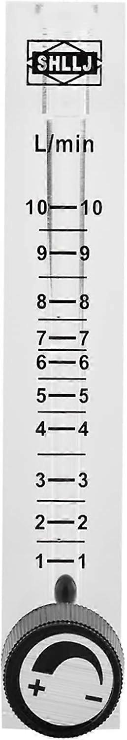 Gas Flow Meter, LZQ-7 Flow Meter 1-10LPM Flow Meter with Control Valve for Oxygen/Air/Gas