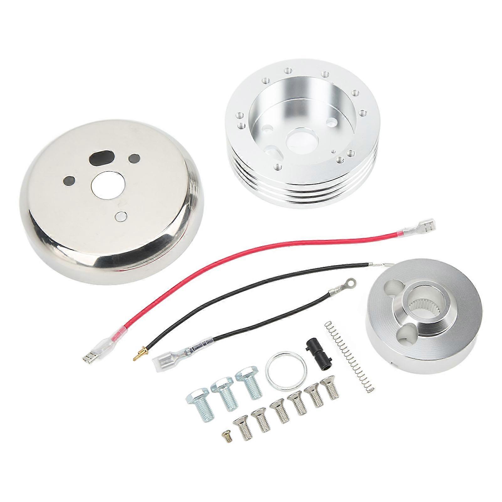 Steering Wheel Hub Adapter Polished 5 and 6 Hole Strong Bearing Capacity Replacement For Flaming River Type A/ A01 56P NO.72820