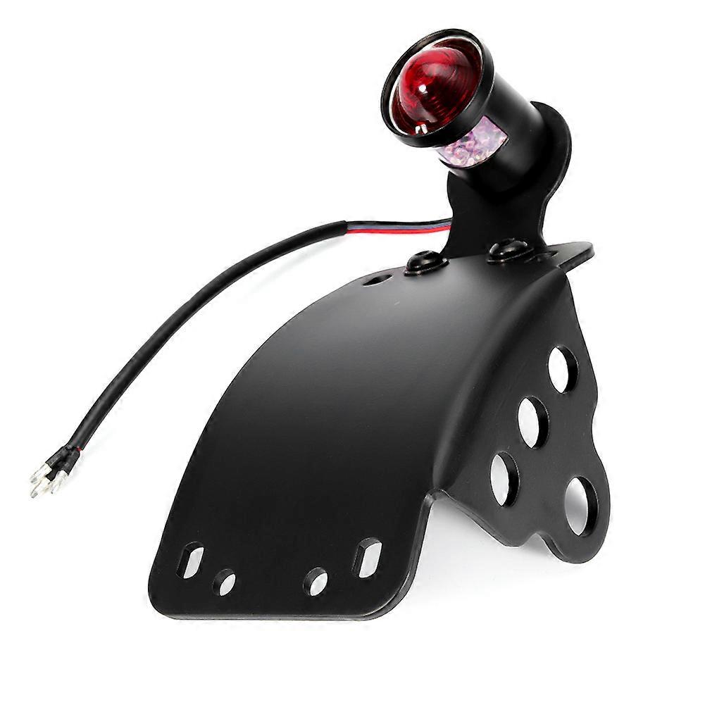 Motorcycle Retro LED Rear Tail Light Indicator Stop Brake License Plate Lamp E2U788