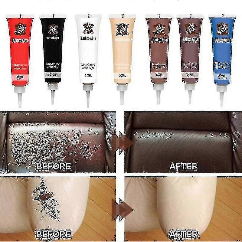 Läder reparation Gel Färg Reparera Hem Bilsäte Läder Kompletterande Renovering Cream Paste