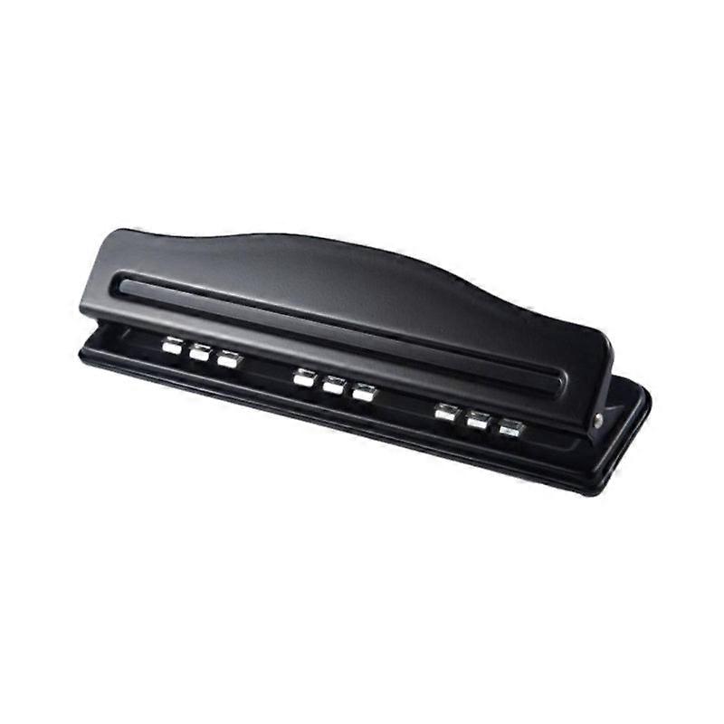 9-Hole Punch Machine - Craft Office Supplies, Handheld Versatile Punching Paper Puncher For Home And School.