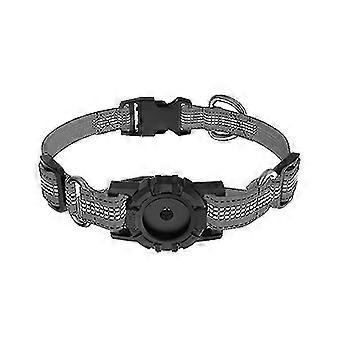 Reflective Dog Collar Compatible With Air Tag, Adjustable Dogs Collar Leash, Nylon Pet Cat Dogs Accessories