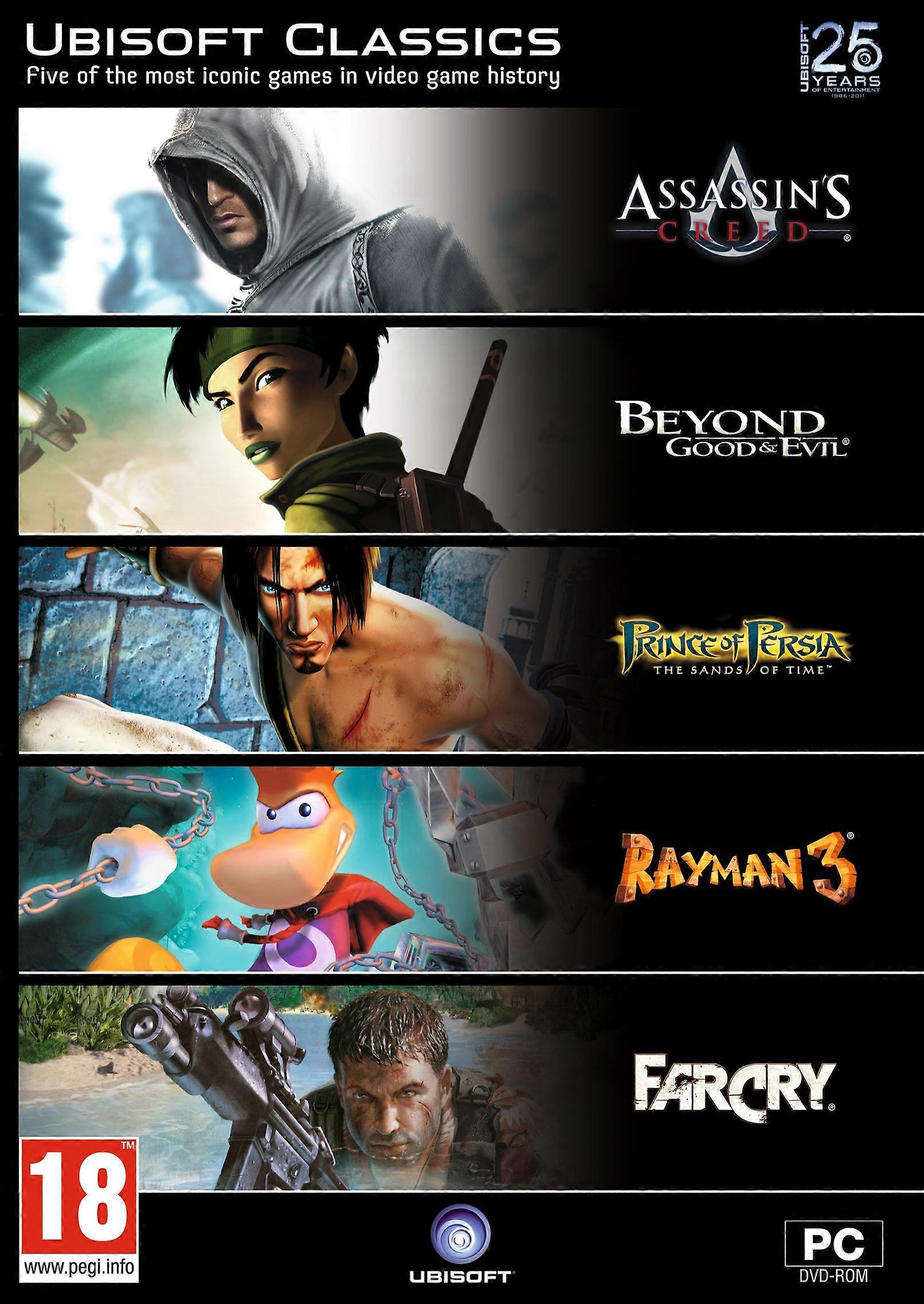 Ubisoft Classics (5 game pack incl Assassins Creed) (PC DVD) - New & Sealed