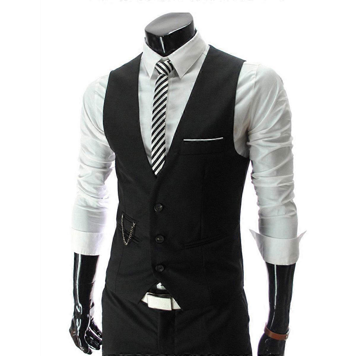 Forretningsvest til mænd - Sort