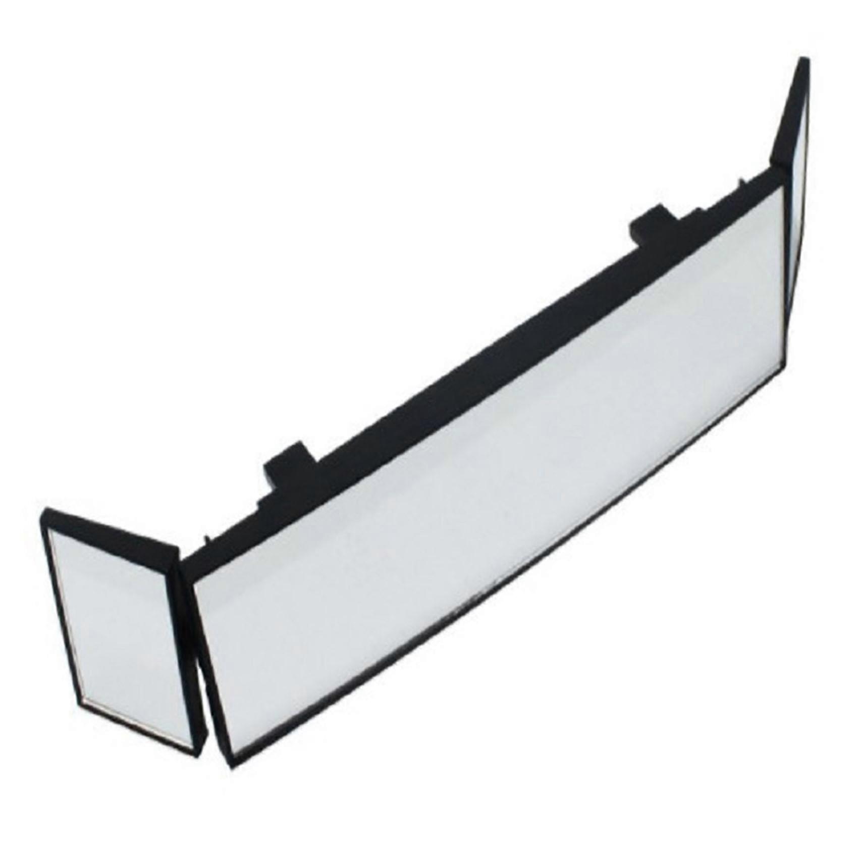 Car Universal Rear View Mirror Wide Angle Clip-on Convex Curved Mirror Large Vision Interior Mirror