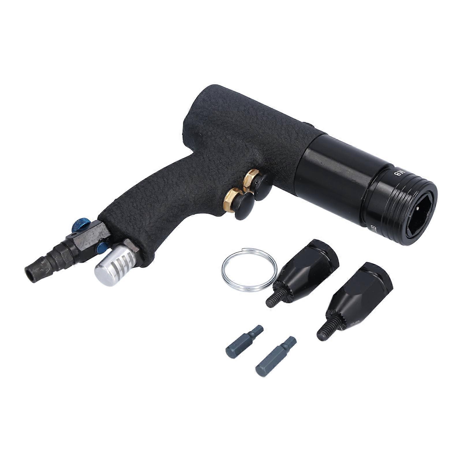Pneumatic Rivet Nut Gun Air Riveter Tool British System 1/4 5/16