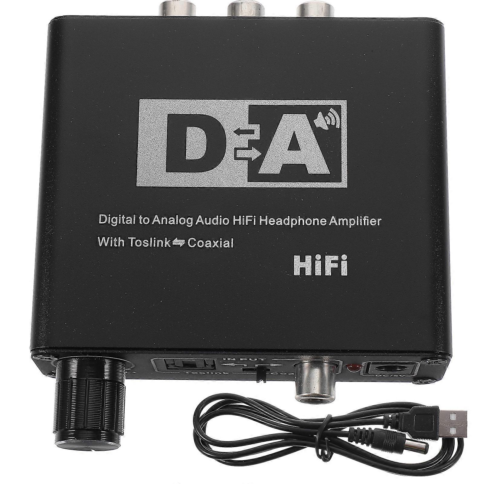 Optischer zu Cinch-Konverter Optischer zu analoger Audioadapter für TV-Lautsprecher