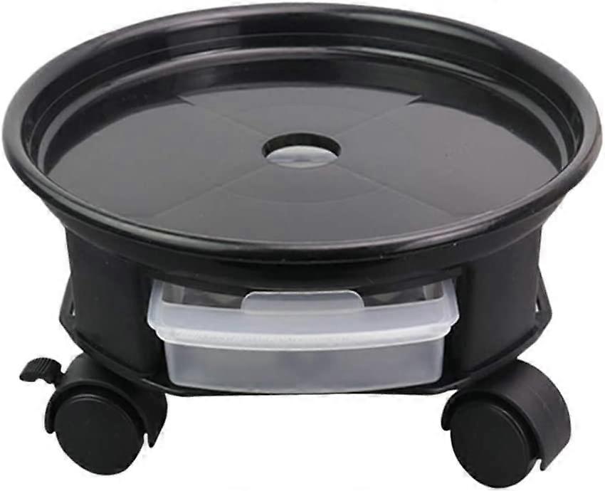 Round with brake, plastic plant trolley, inner diameter 35 cm