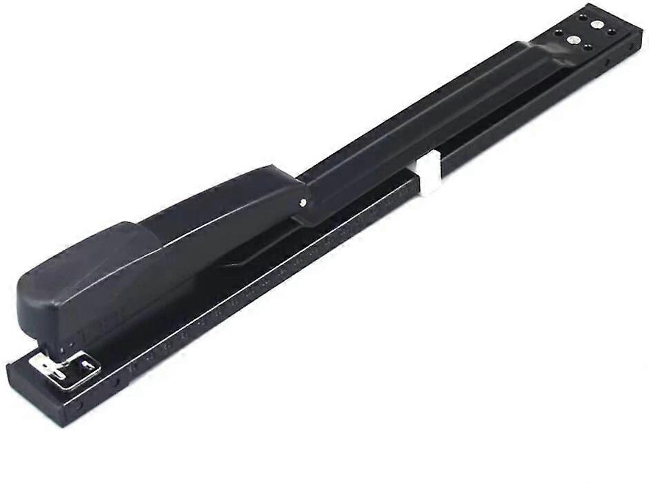 Stapler Office Stapler Desktop Stapler Long Arm Stapler, (Black)