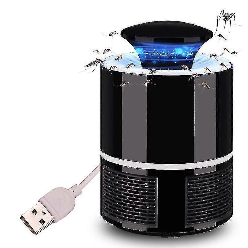 Six Uv Bulbsmosquito Killer Lamp With Usb Power Supply Black