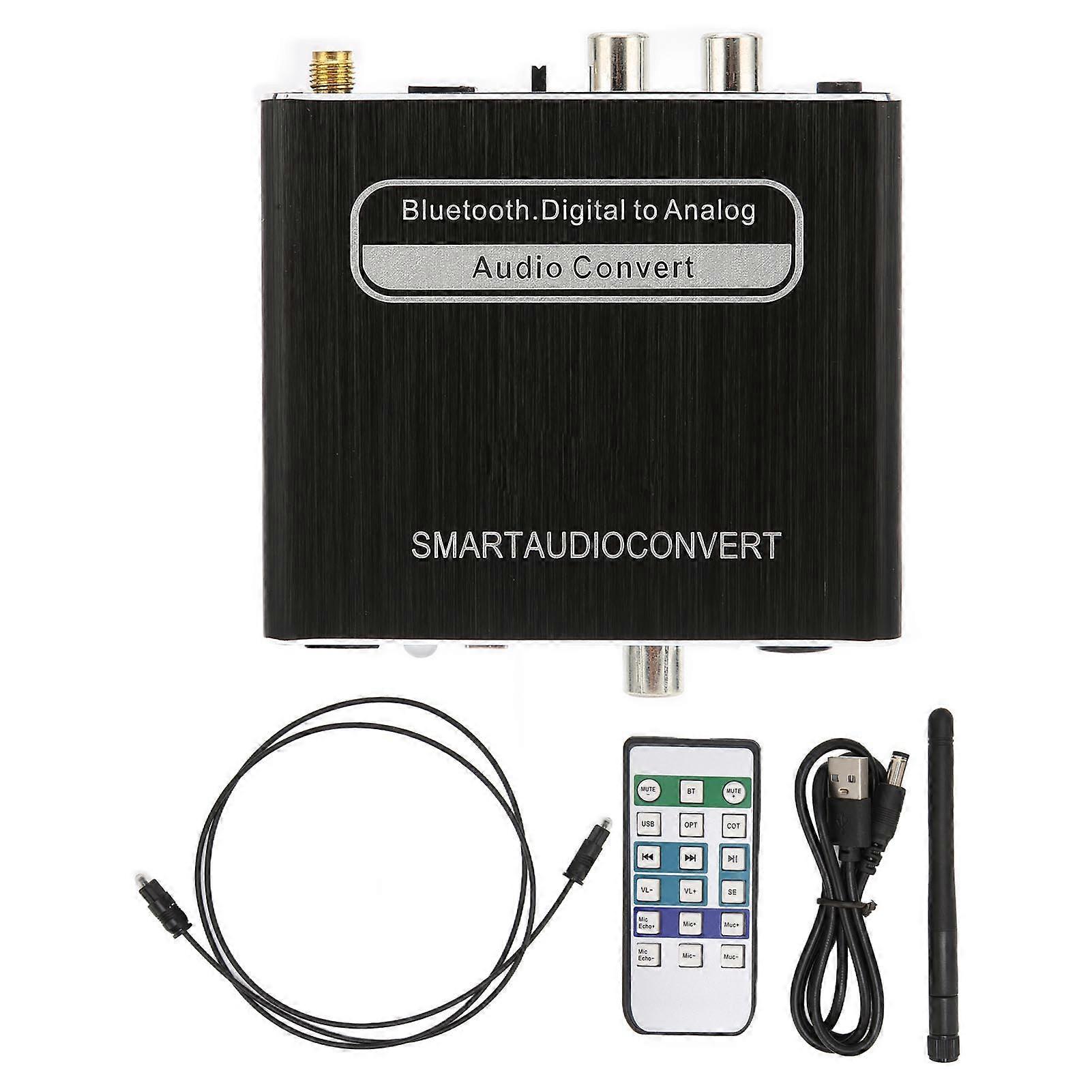 Audio Converter Adapter Bluetooth Digital to Analog Fiber Coaxial Signal Audio Decoder for Home Theater NO.7407