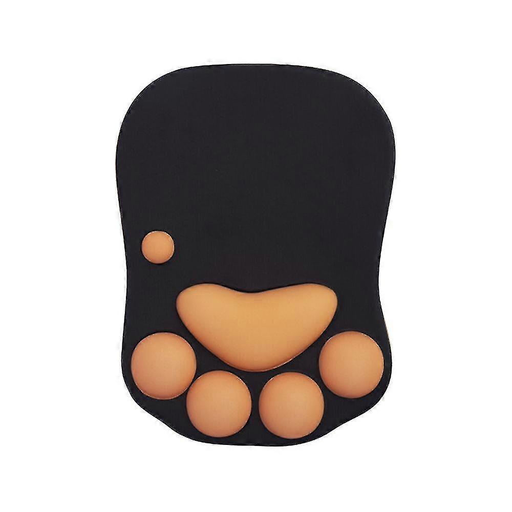 Cat Paw Mouse Pad With Wrist Support Cushion Soft Silicone Wrist Rests Ergonomic Cute Mouse Pad