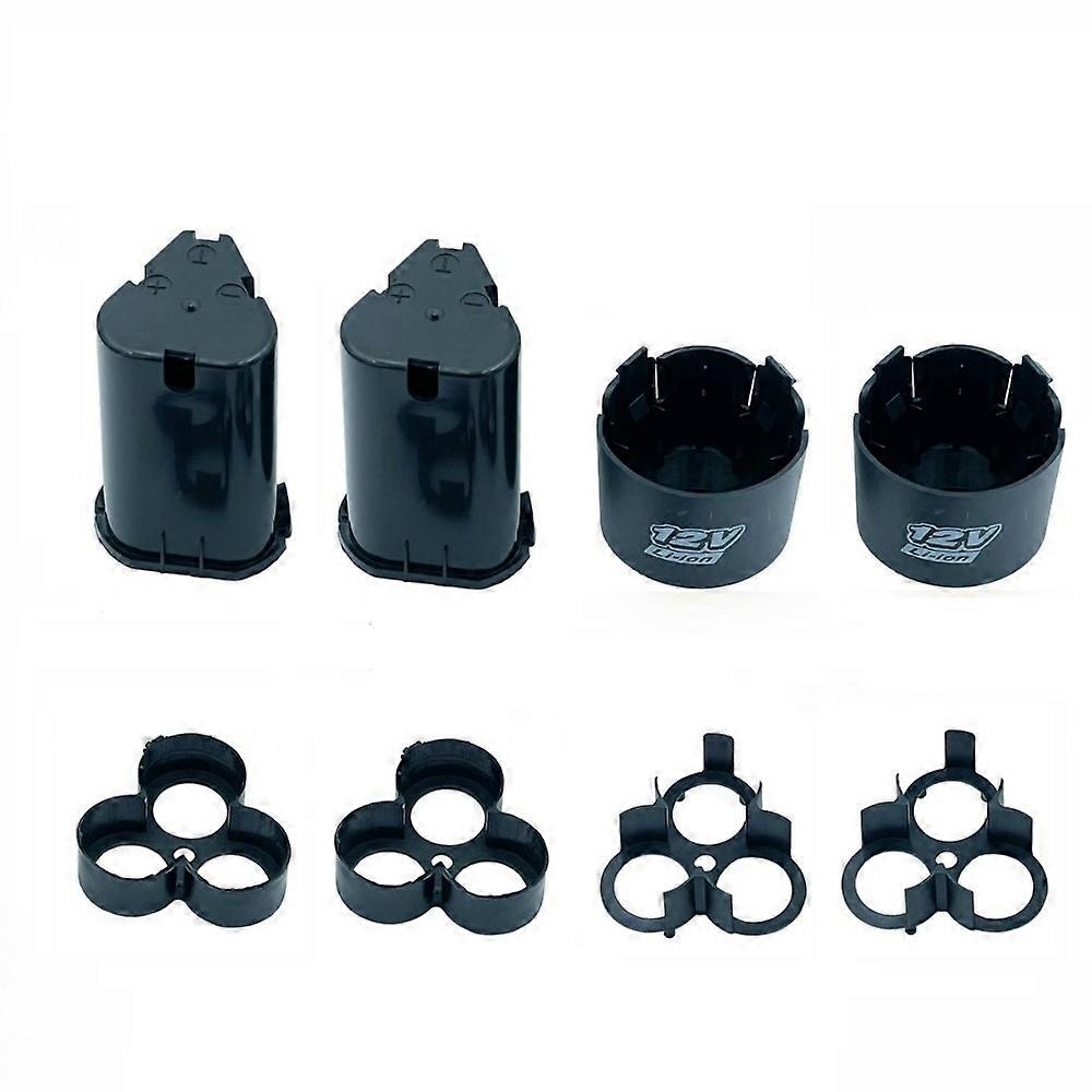 2sets Top Shells 12V Electrical Tools 3S Li-Ion Battery Case 3 Cell Packs For Hand Lithium Drill Cases Accessories Equipment