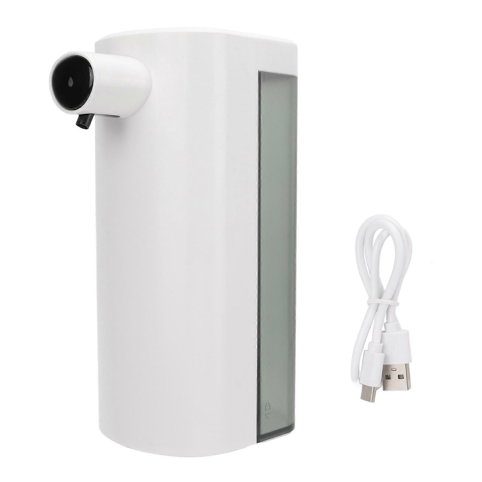 Automatic Soap Dispenser 350ml Classic Simple Style Small Touchless Soap Container Smart Induction Soap Dispenser Rechargeable (Shipped with Built in