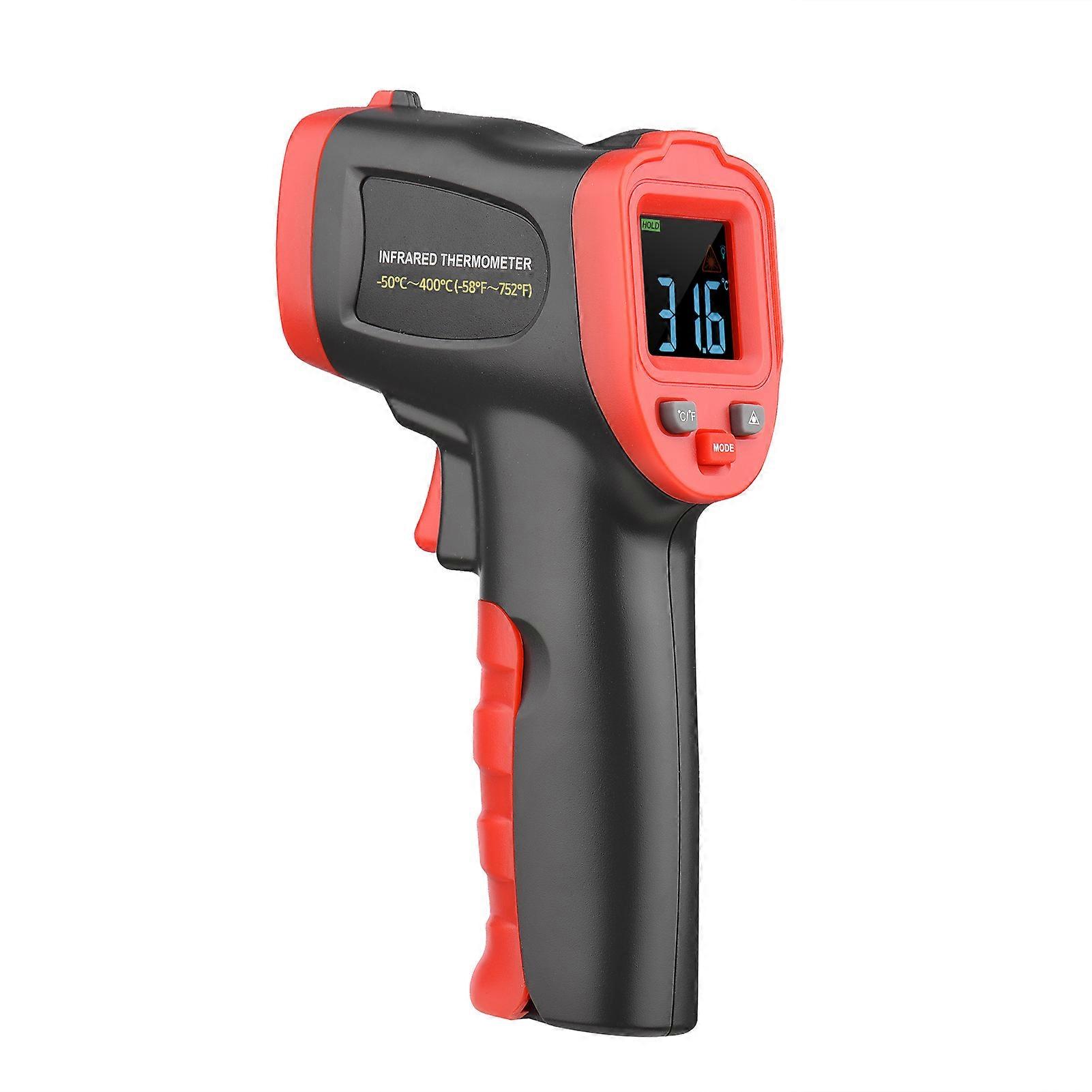 -50400 /-58752 Colorful Screen Infrared Thermometer IR Laser Thermometer Handheld Non-Contact Digital Temperature Tester Pyrometer Temperature Gun for