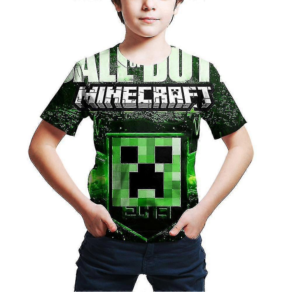 Dětské 3D tištěné chlapecké triko s krátkým rukávem