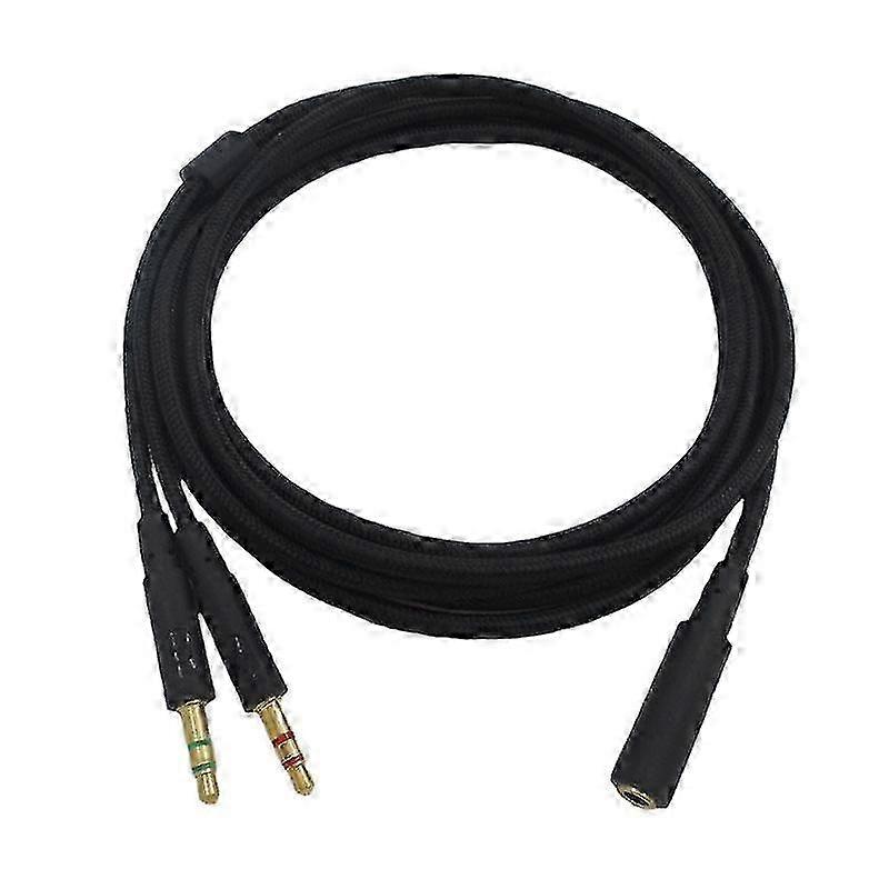 3.5mm Universal 2 en 1 Gaming Headset Audio- Extender cable para Hyperx Cloud Ii / alpha-/cloud Flight/c