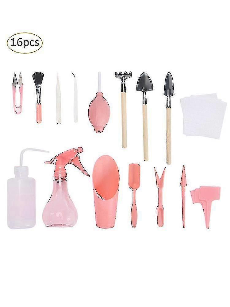 Mehevä P Tools 16kpl Mini Fi Käsityökalu Lapio Lapio Rake Rs