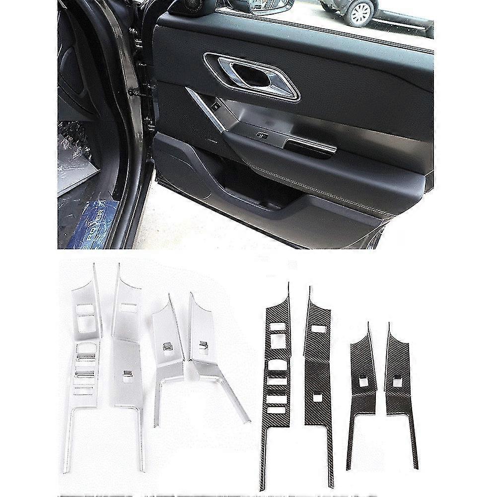 For Range Rover Velar 2017-20 Window Lift Switch Button Cover,silver