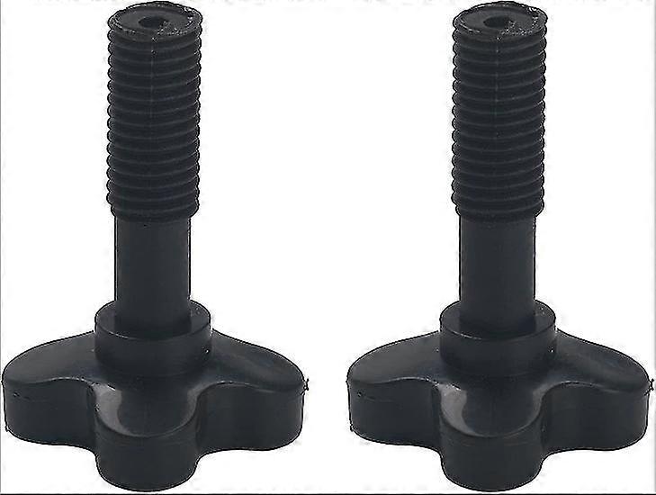 2pcs Plastic Fixing Screw Black M12 For Garden Swing Canopy Frame