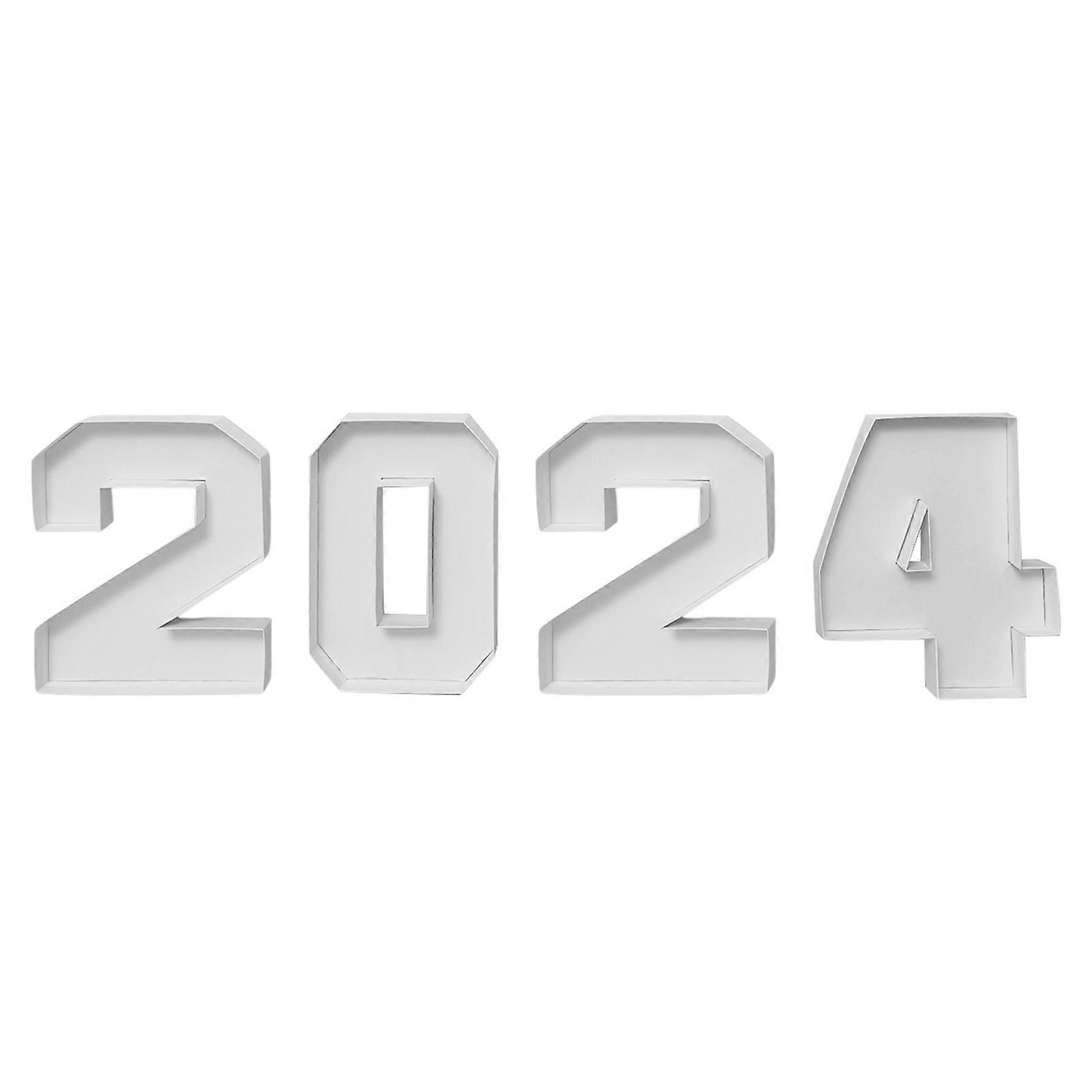 1 Set 2024 Charcuterie Board Numbers Fillable Graduation Cardboard Decoration Fruit Candy Cupcake Food Snack Serving Tray Box High School College Part
