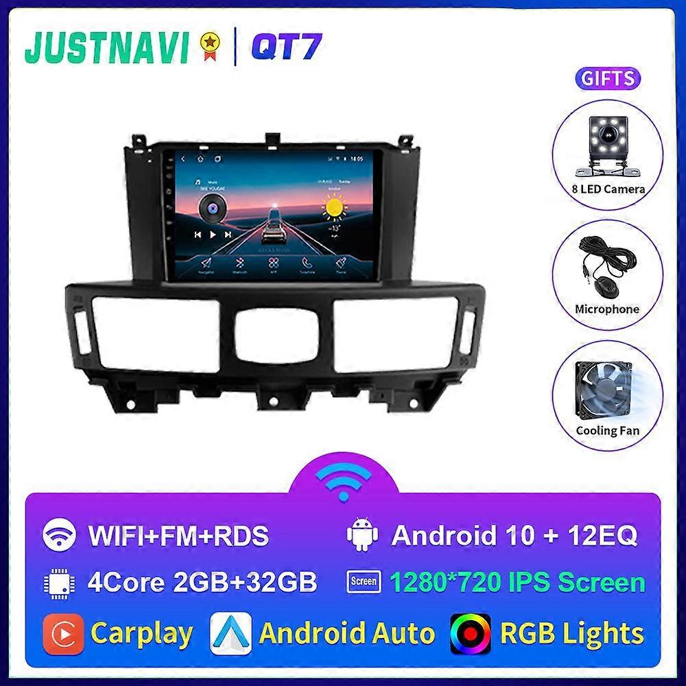 Redkid Pour Infiniti Q70 M37 1 2013-2020 Autoradio Android 10 Lecteur multimédia Auto Stereo Unité p