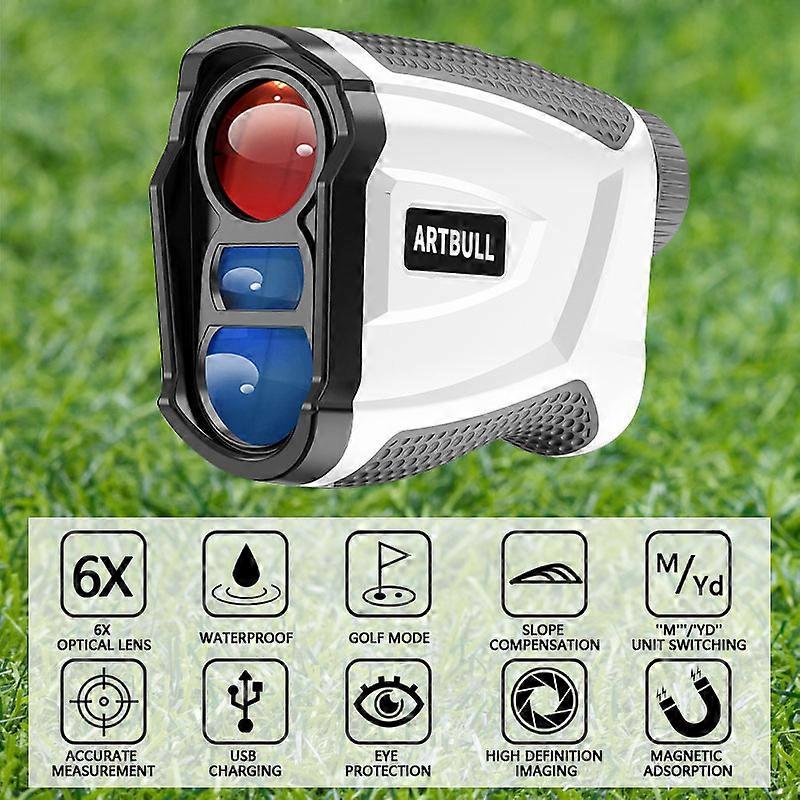 Rangefinder hunting Laser Distance Meter for Golf Rangefinder 600m with Magnetism Slope Flag-Lock vibration