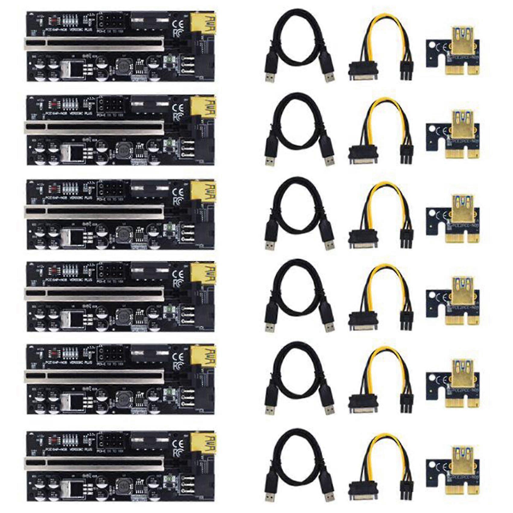 Version Riser 009c Plus Pci-e 1x 4x 8x 16x Extender Riser Card Pcie Pci Graphics Extension Miner Mi