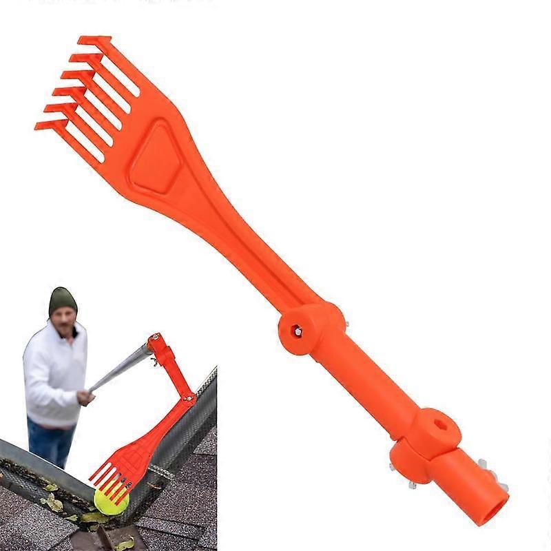 Rake Roof Leaf Helper Gardening Tool,Mini Efficient Compact Gutter Cleaning Tool