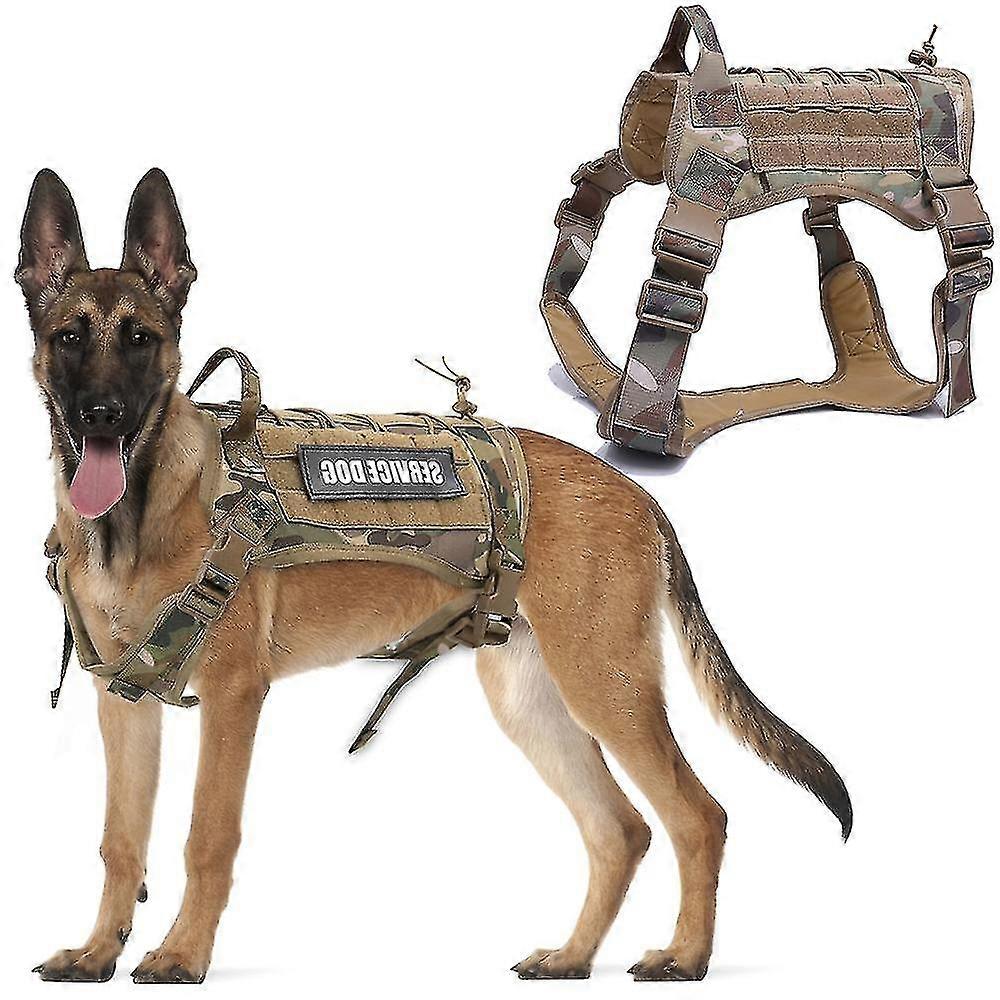Pet Supply Tactical Dog Harness Pet Training Vest Dog Harness And Leash Set For Small Medium Big Dog