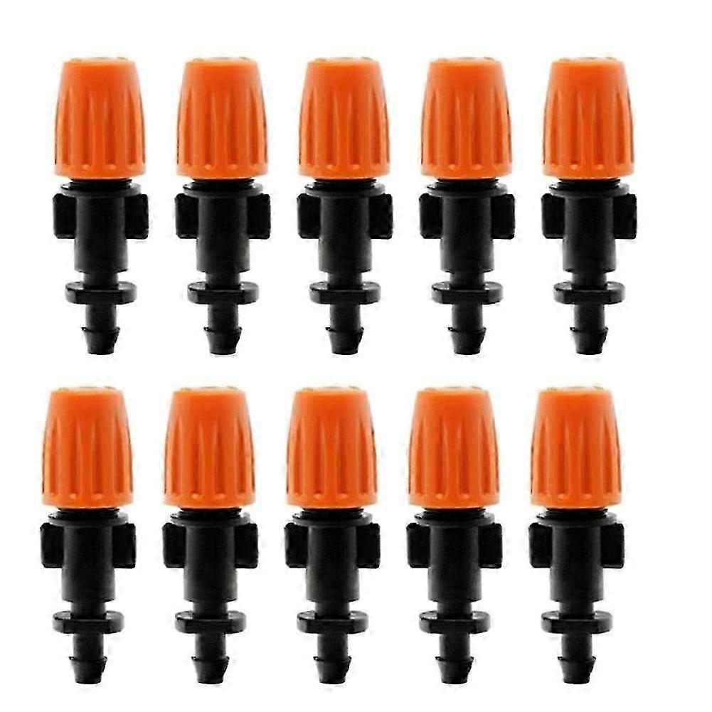 50 Pcs Garden Irrigation Micro-Type Flow Dripper,Sprinklers Emitter System Adjustable Drip for Wate