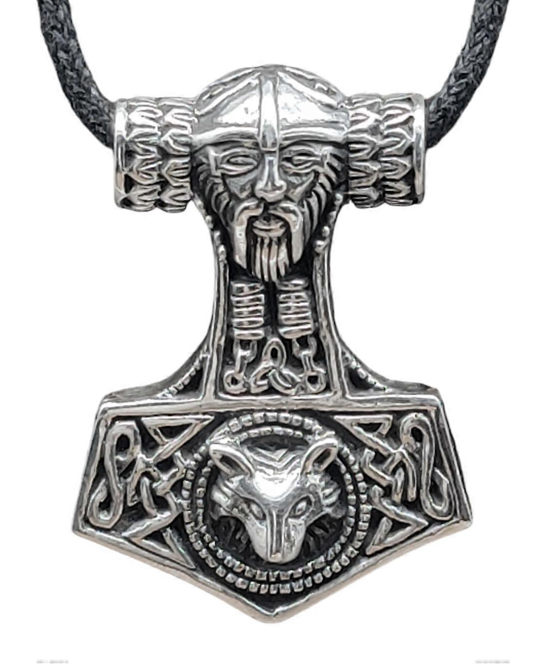 Thorshammer 143 Mit Korbkette - Silber
