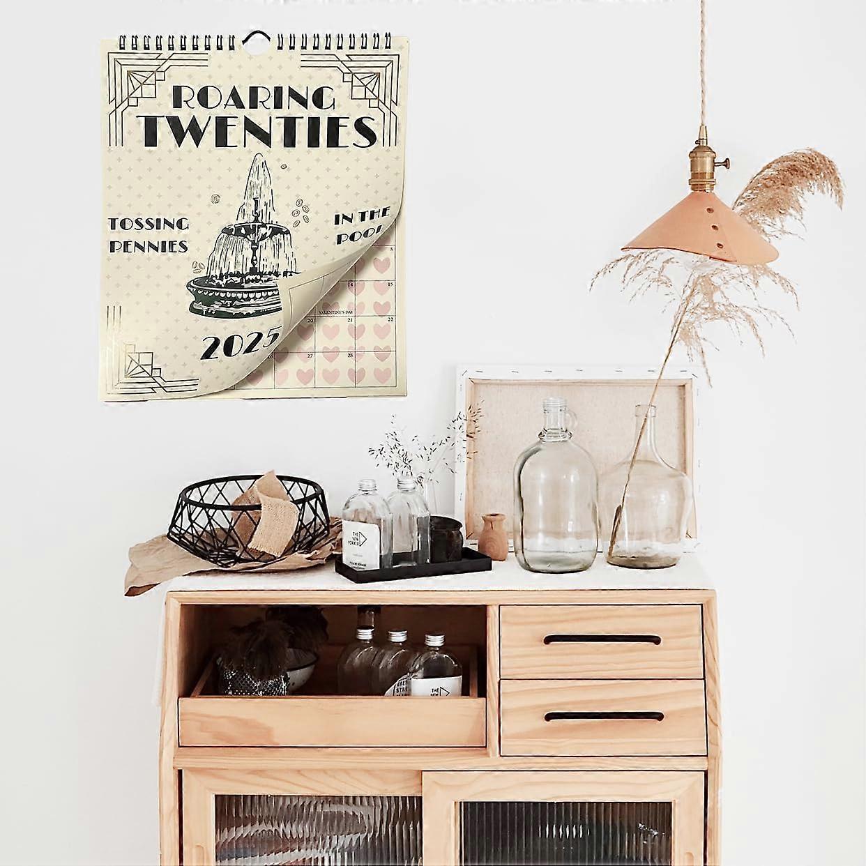 2025 Roaring Twenties Kalender – Wandkalender Mit Taylor Swift Lyrics, 28,5 X 21 Cm, Geschenk Für Musikfans