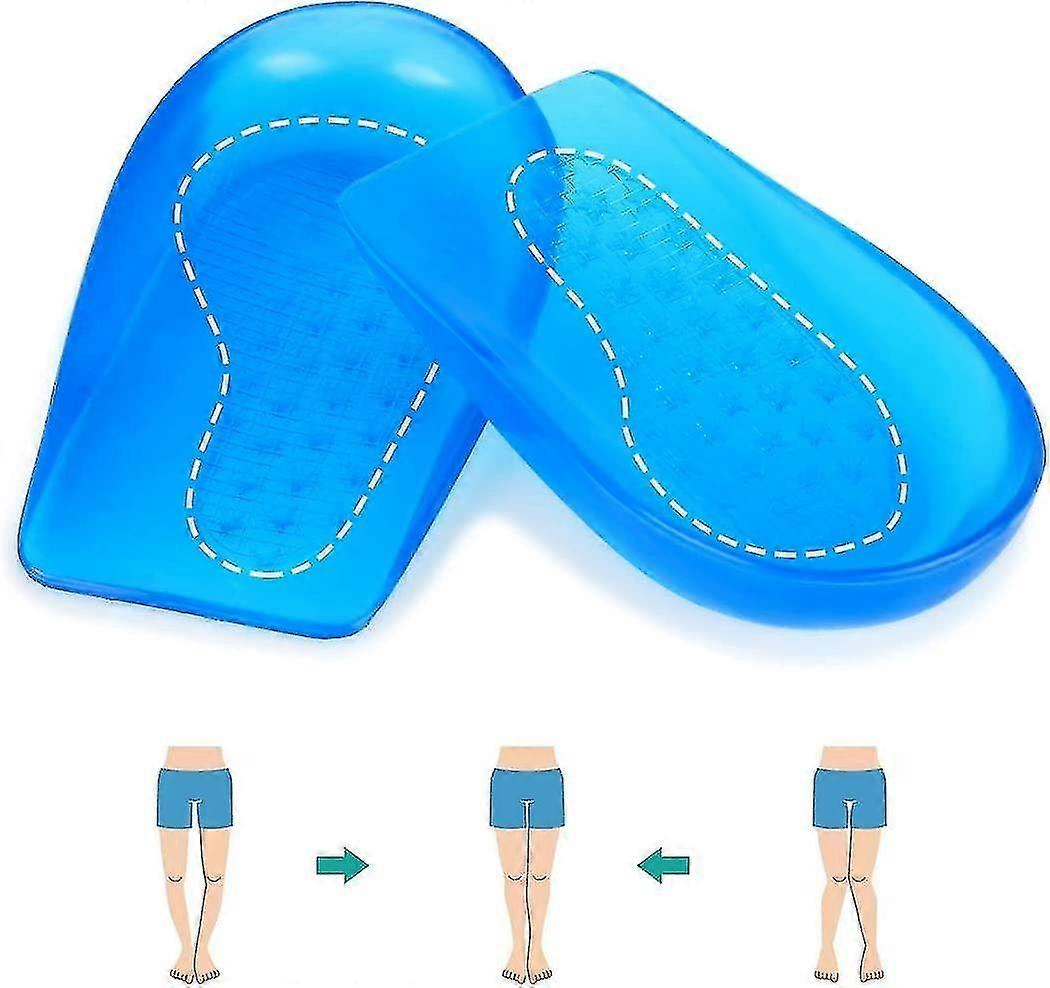 O / Xタイプ脚整形外科インソール、かかとパッドかかとサポートO / Xタイプ脚、かかとゲルパッド整形外科I