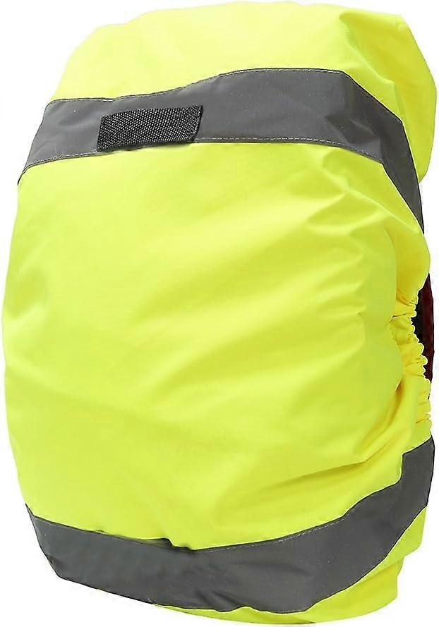 Yellow Reflective Backpack Cover - Waterproof Rain Cover