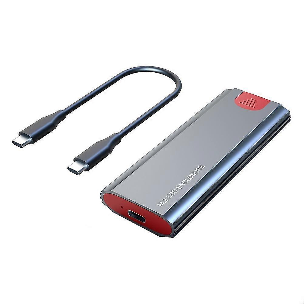 M2 SSD Case M.2 To USB 3.1 Gen 2 10Gbps NVMe SSD Enclosure for NVMe PCIE M Key/ (B+M) Key SSD , M2