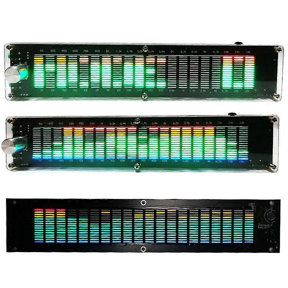 音楽スペクトラムインジケーターDSP EQ VUメーターオーディオレベルLEDディスプレイUSBセット