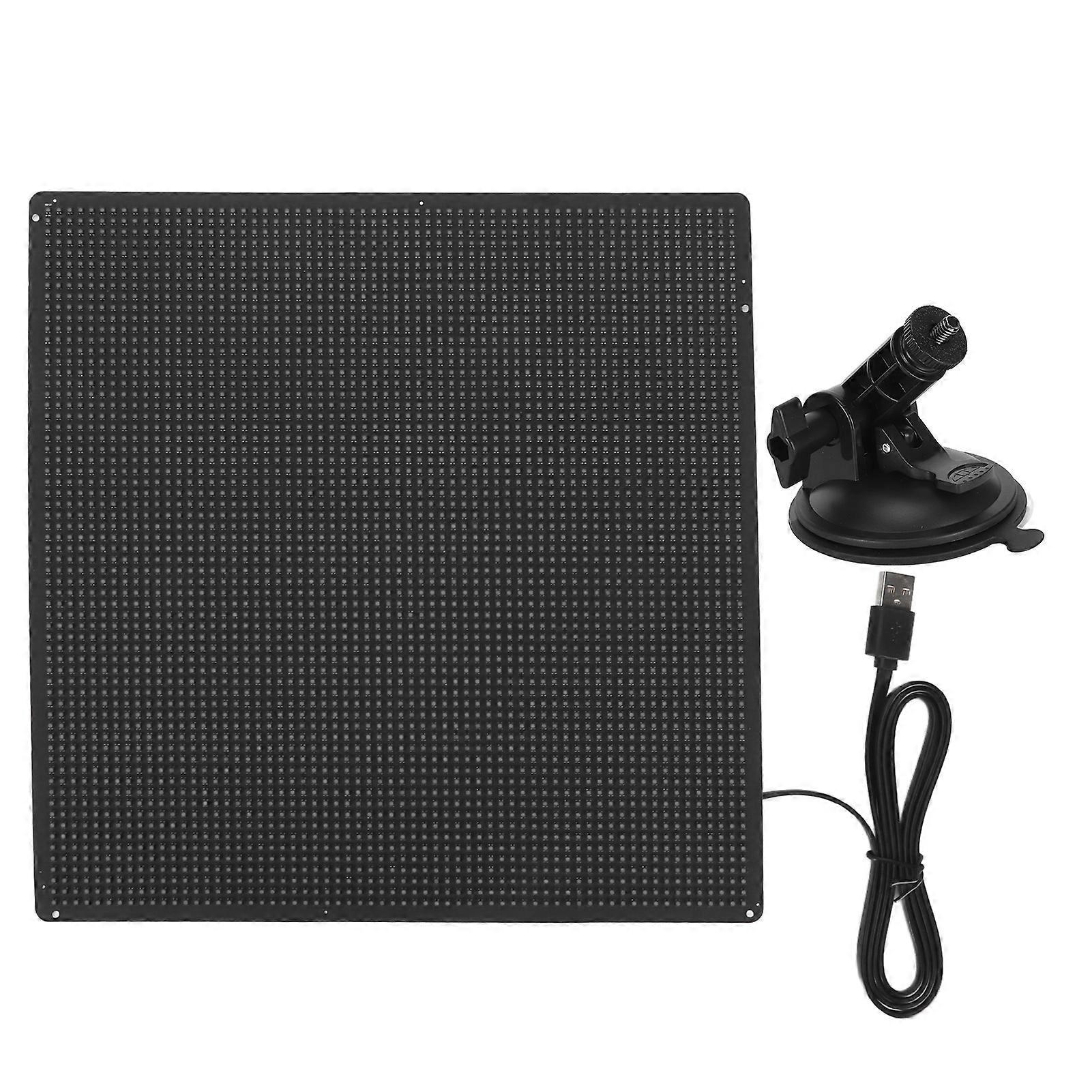 LED Flexible Screen 64x64 Bright Bluetooth APP Control Custom Text Pattern Animation Scrolling Programmable LED Display