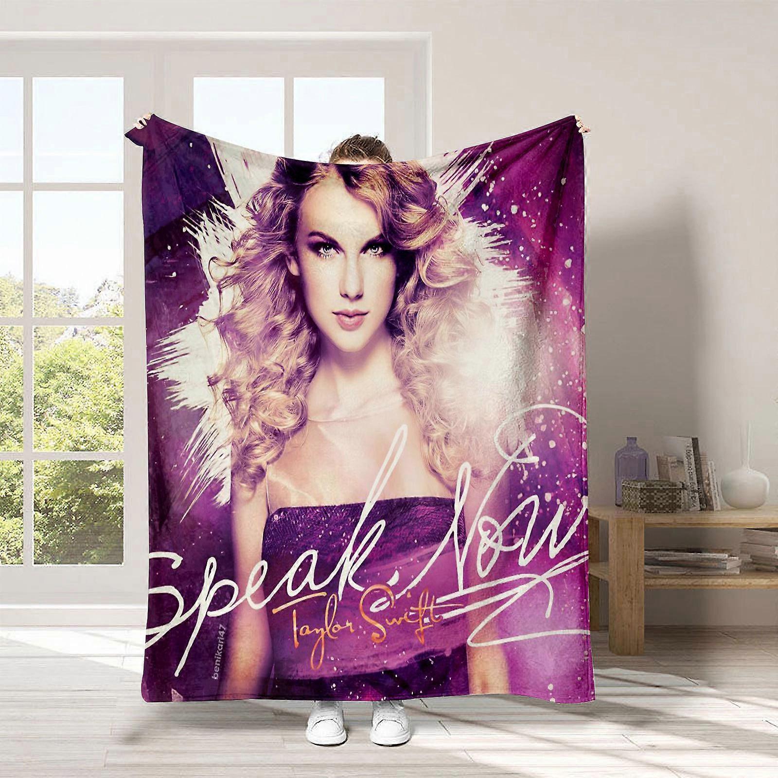 Novinka Taylor Swift TaylorSwift deka Taylor Swift obklopujúca hrubá flanelová deka na zdriemnutie MT31