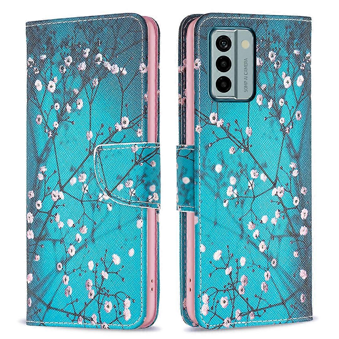 For Nokia G22 Pattern Printing Phone Case Anti-drop PU Leather Wallet Stand Cover