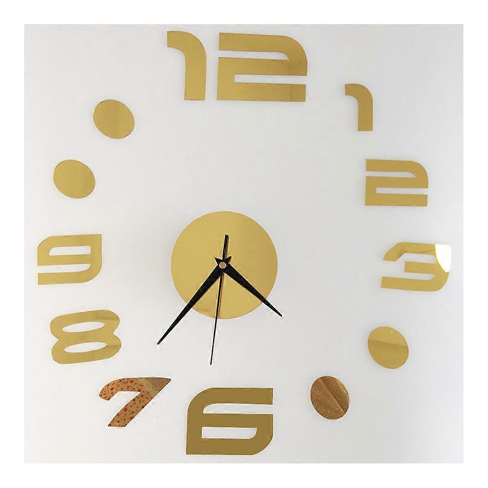 Digit Mirror Casual Wall Clock decorare Lipirea