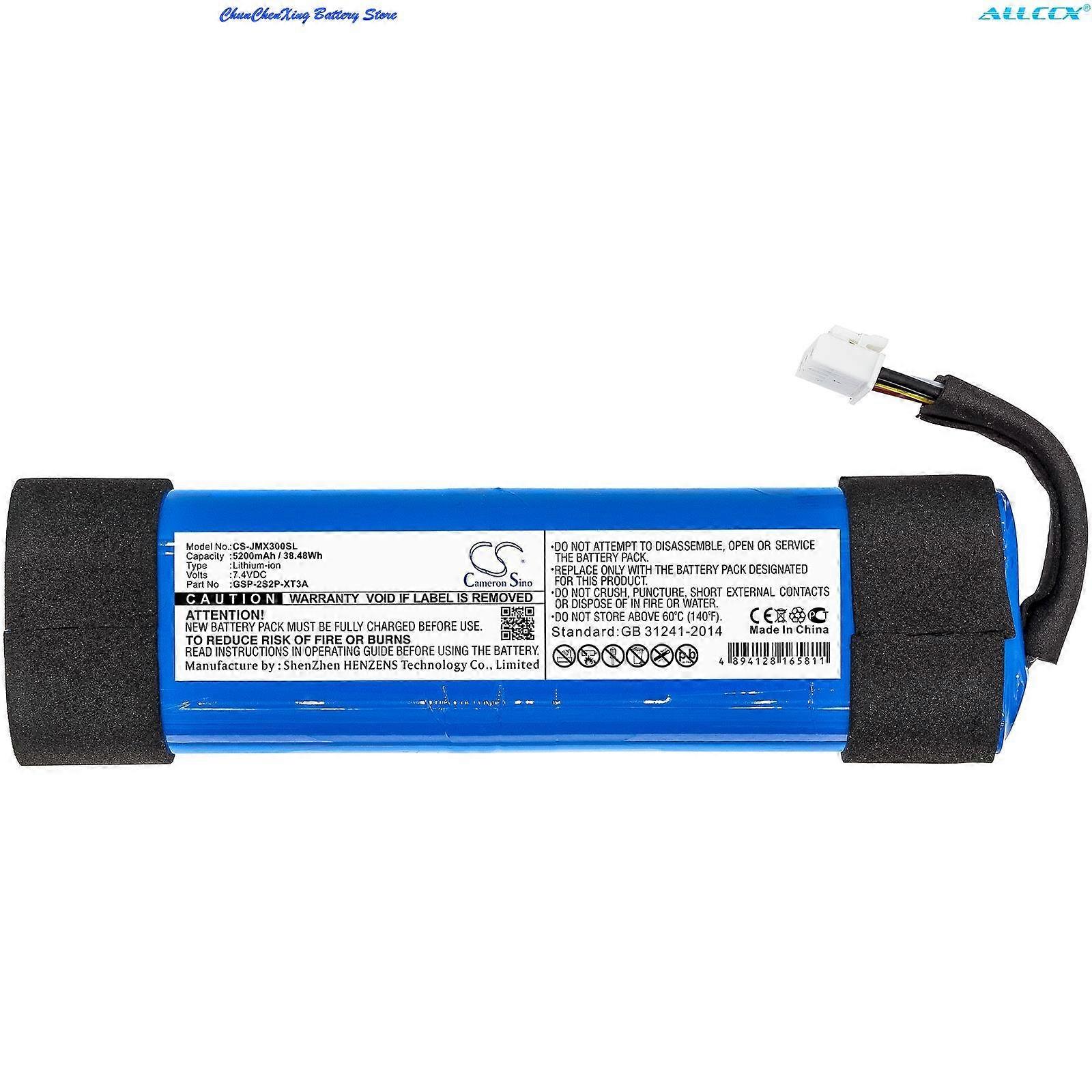 CS erstatning 5200mAh / 6800mAh høyttalerbatteri GSP-2S2P-XT3A for JBL Xtreme 3