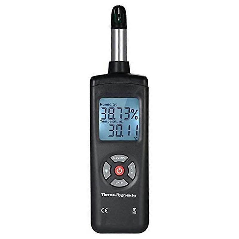 GTBL Digital Psychrometer Thermo Hygrometer, High Sensitive Thermo Hygrometer With Dew Point Wet Bulb Temperature Humidity